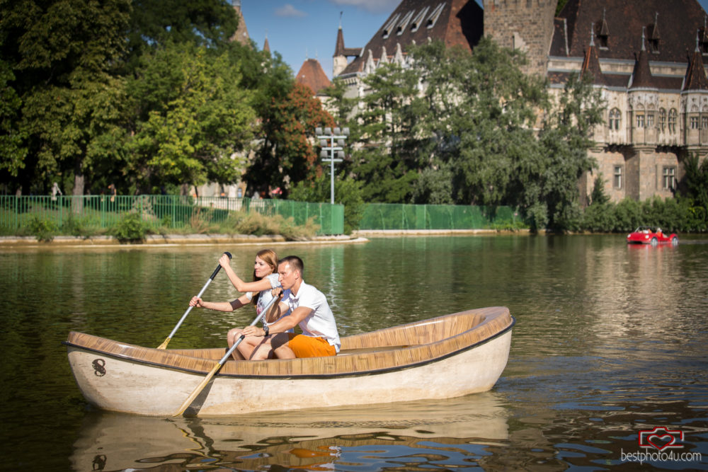 Viki és Dani jegyes fotózás a Városligetben