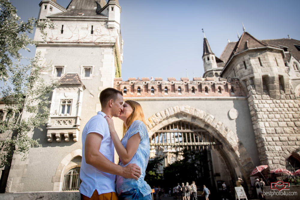 Viki és Dani jegyes fotózás a Városligetben