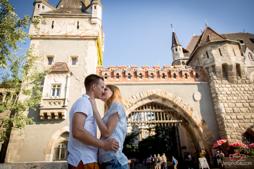 Viki és Dani jegyes fotózás a Városligetben