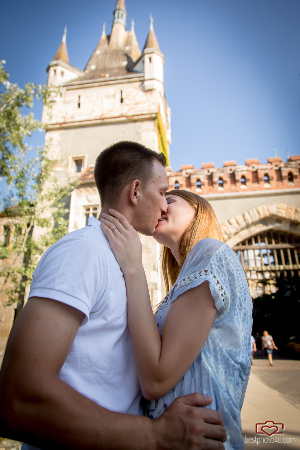 Viki és Dani jegyes fotózás a Városligetben