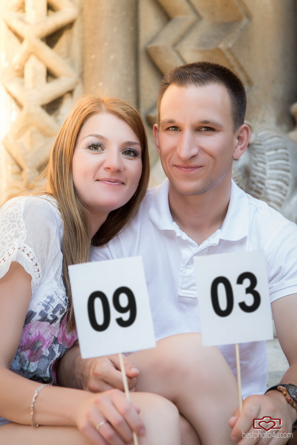 Viki és Dani jegyes fotózás a Városligetben