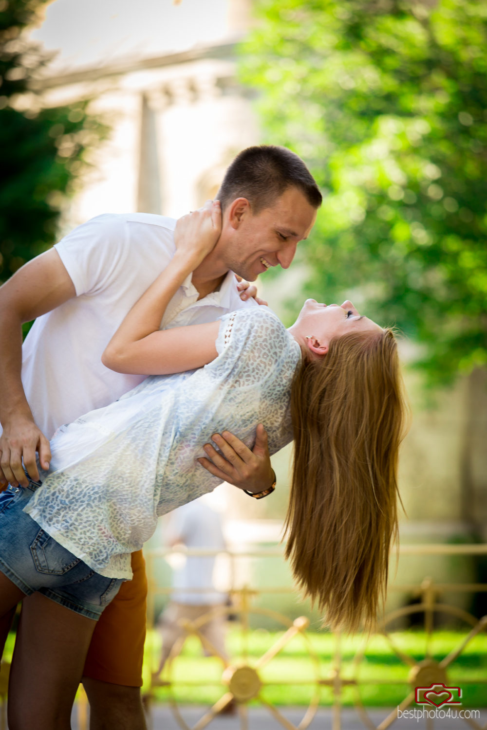 Viki és Dani jegyes fotózás a Városligetben