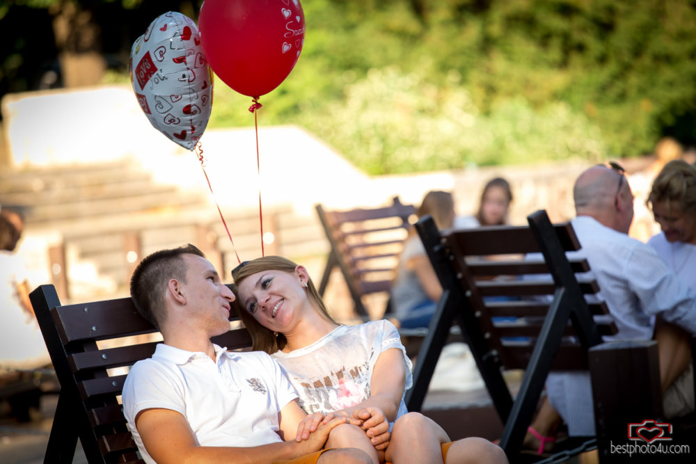 Viki és Dani jegyes fotózás a Városligetben