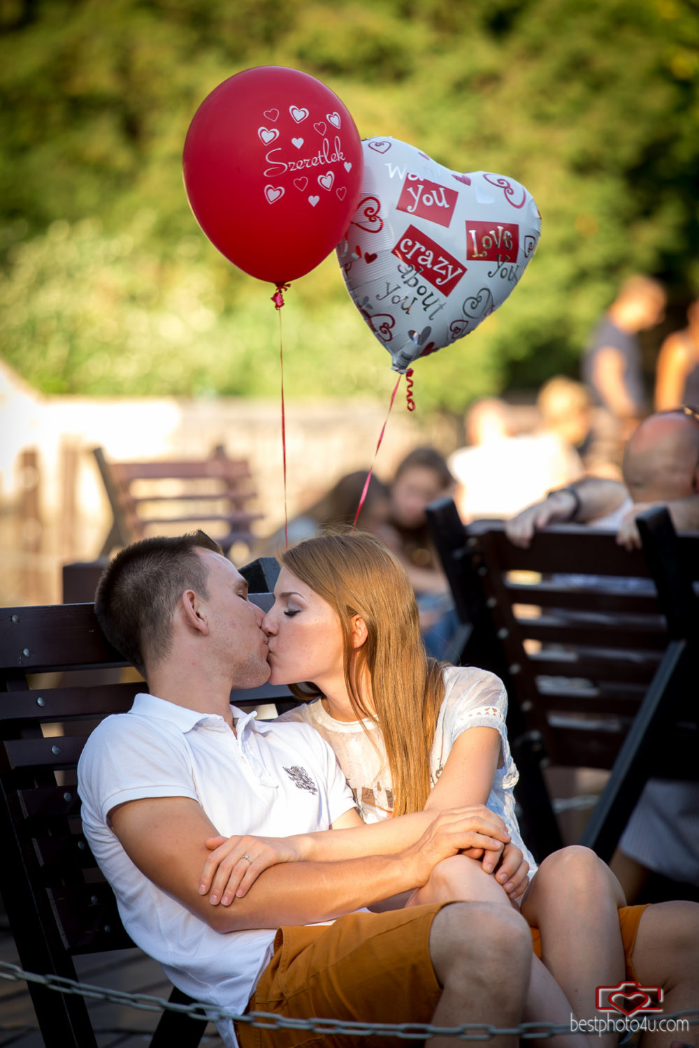 Viki és Dani jegyes fotózás a Városligetben