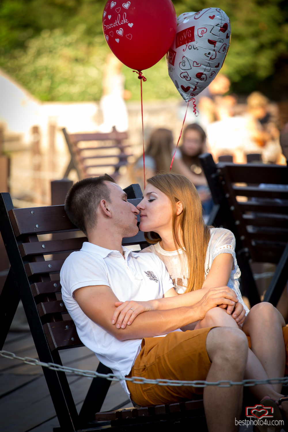 Viki és Dani jegyes fotózás a Városligetben