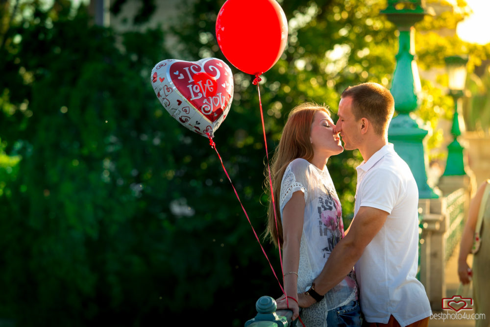 Viki és Dani jegyes fotózás a Városligetben