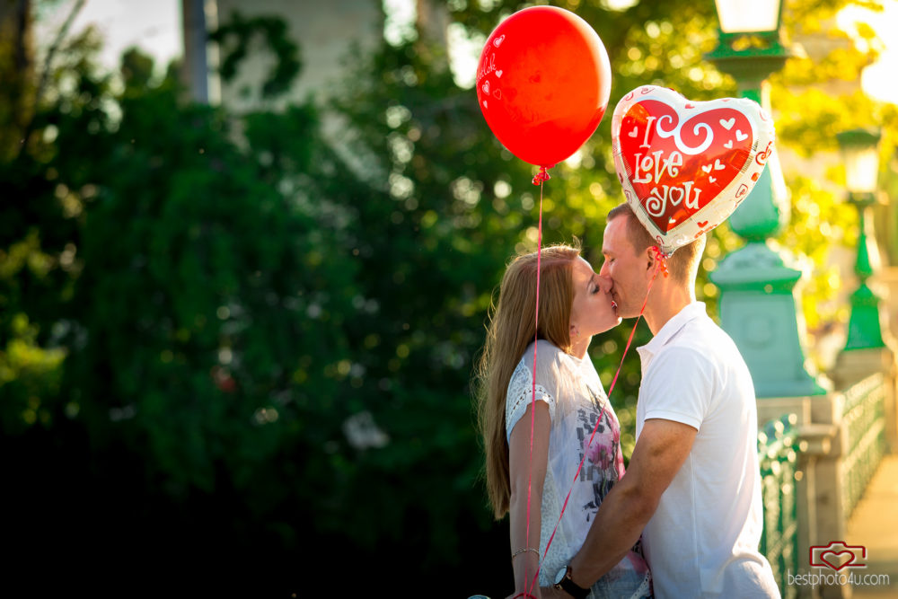 Viki és Dani jegyes fotózás a Városligetben