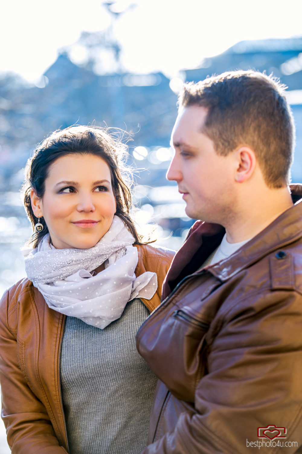 Gabi és Máté jegyes fotózás Városliget