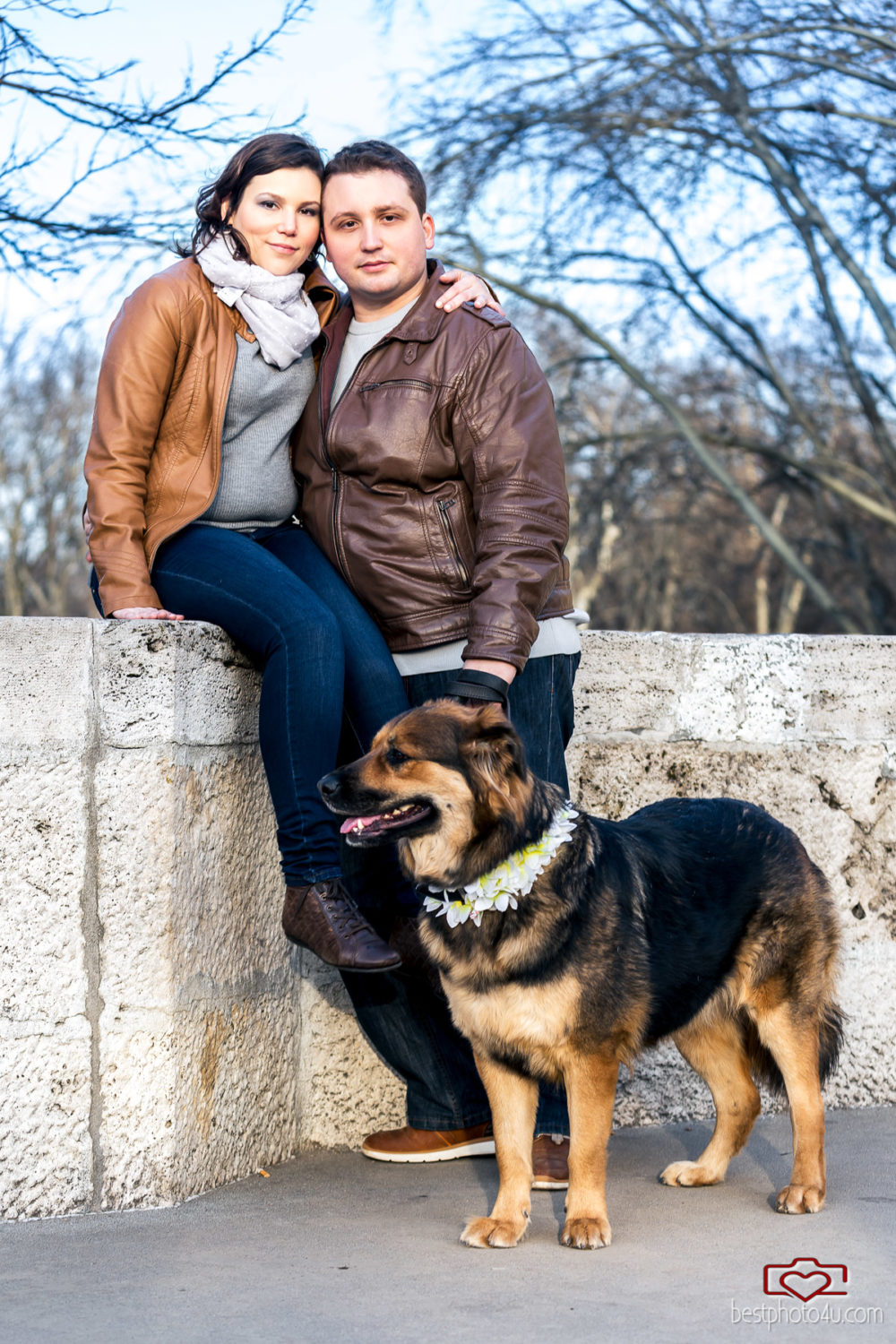 Gabi és Máté jegyes fotózás Városliget