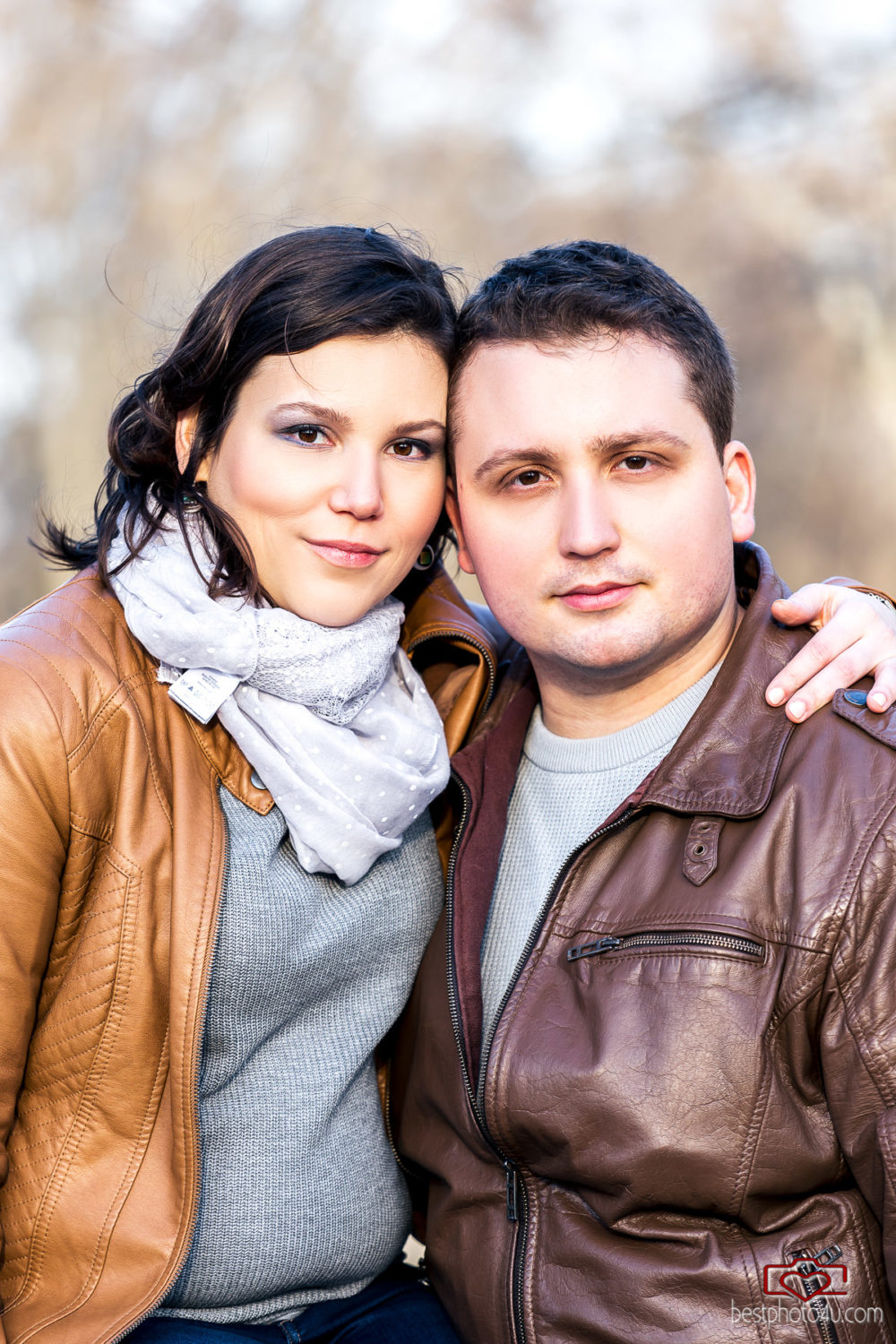 Gabi és Máté jegyes fotózás Városliget